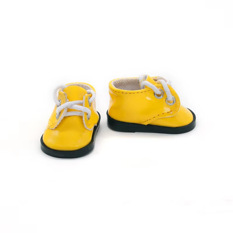 5cm Mini Doll Shoes in Pu Leather Exo Boots for 30 cm Dolls Nenuco and Russian Dolls - Image 2