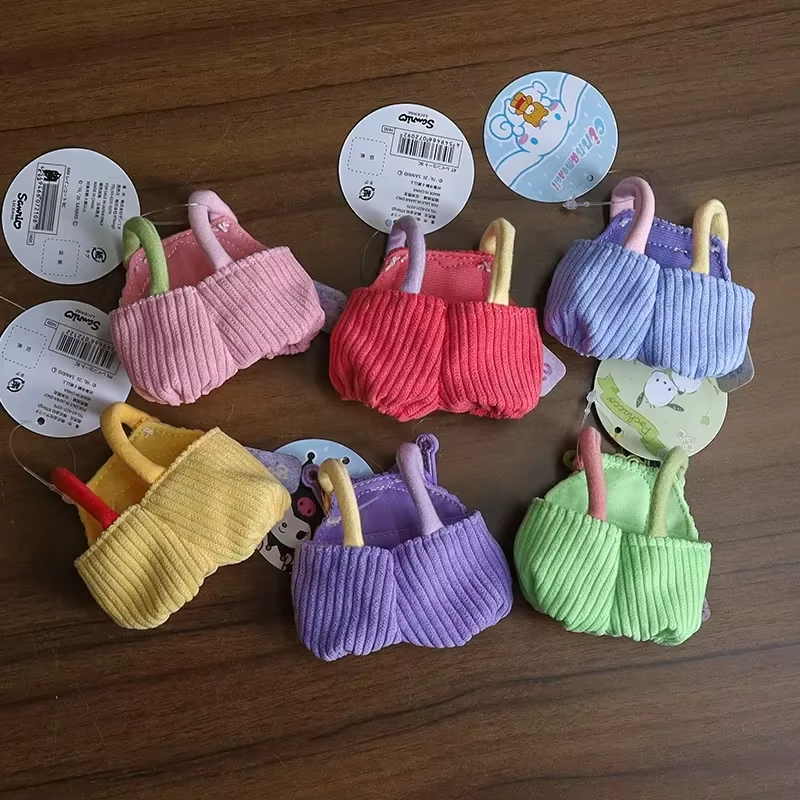 Labubu’s New Hot V1 V2 Hikitty Kuromi Clothes Pendant with Seat Labubu Clothes Alternate Cotton Doll Fashion Accessory Set - Image 6