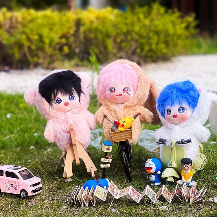 “Doll Outfits Accessories, Korea Kpop EXO Super Star Dolls Toys Gift: Maid Skirt, Wedding Dress, and Hoodie.” - Image 2