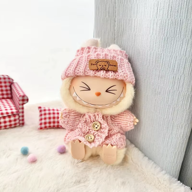 Labubu 17cm Monster Sweater, Pouch Extra Set - Image 3