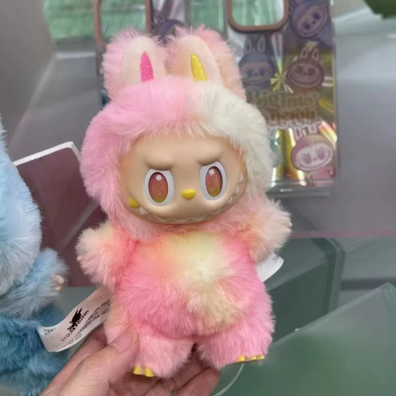 Labubu V3 Big Into Energy Blind Box Limited Edition Gift 1:1 Replica Gradient Collectible Vinyl Plush Doll Keychain - Image 3