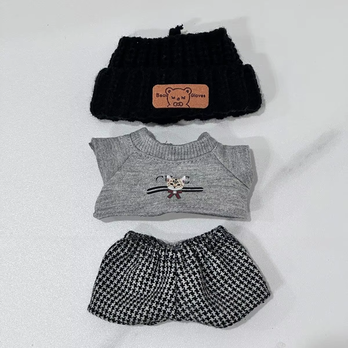 Children’s Clothing 17cm Labubu V3 Doll Clothes Sweater Pants Labubu Trendy Suit Fashion Clothes in the Periphery - Image 6