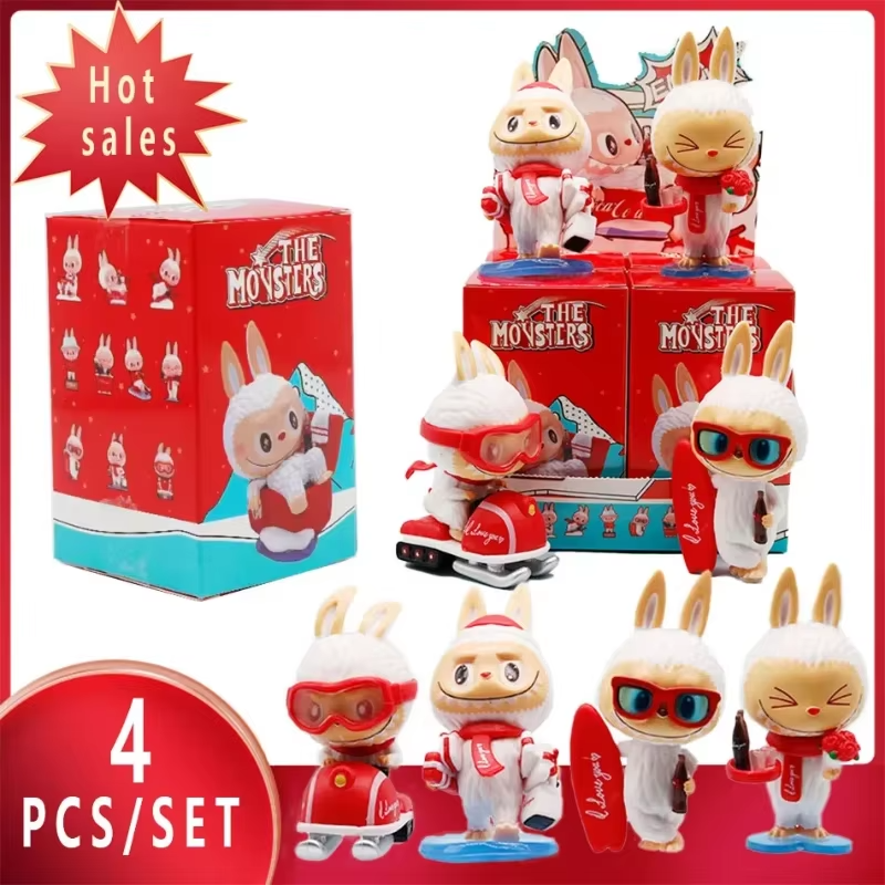 As part of your Christmas gifts, you will receive The Monsters Cola series in a warm labubu mystery box, labubu toy figures, and desktop ornaments and peripherals.
