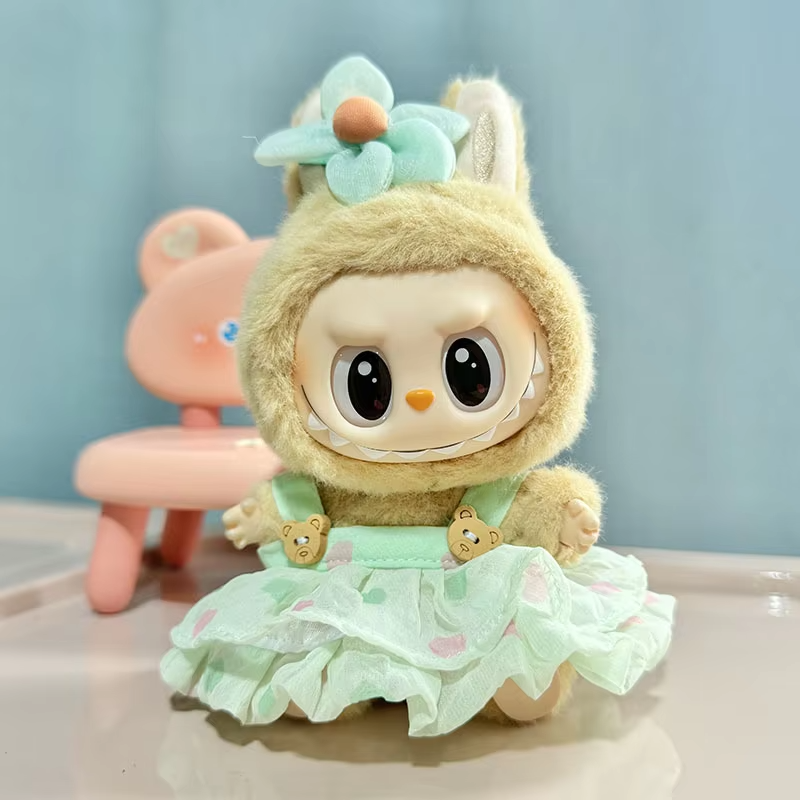 Outfit Set with Accessories for 17cm Labubu II Idol Doll K-pop Fashion Collection Sitting Party Edition