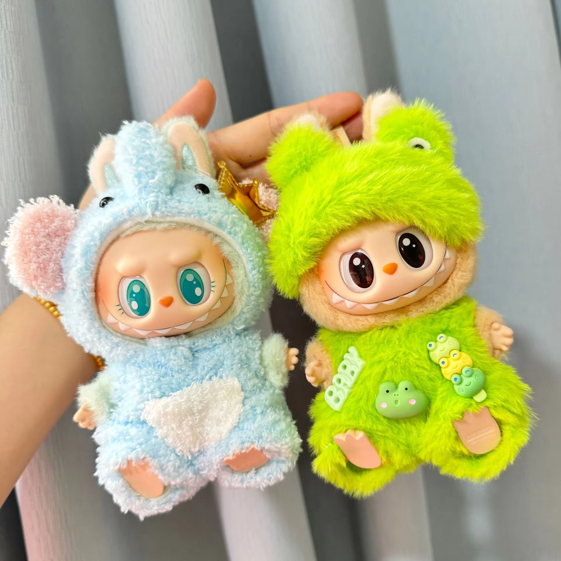 Kits for Korea Kpop Exo Labubu I II Idol Dolls Cute Little Soft Dolls Jumpsuits for Gatherings - Image 2