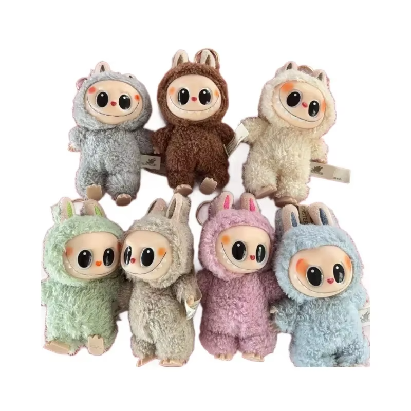 Supply and Wholesale of Labubu's First-Gen Inlaid Eye Heart-fluttering Macaron Blind Box Plush Toy - Image 3