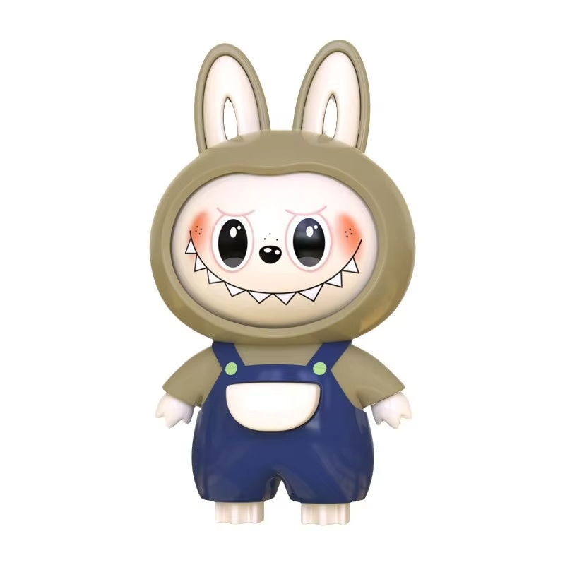 Stress-Relieving Mini Labubu Keychain with Changing Face Color Random Blind Box Decoration of the La Bubu Gift Figure - Image 3