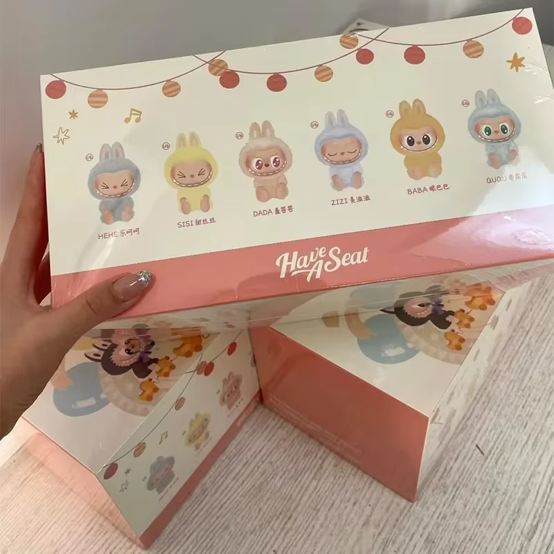 Kid Toys Keychain Action Figures Gift - Labubu The Monsters V3 Series Mystery Box Face Anime Figure Mystery Surprise Box - Image 4