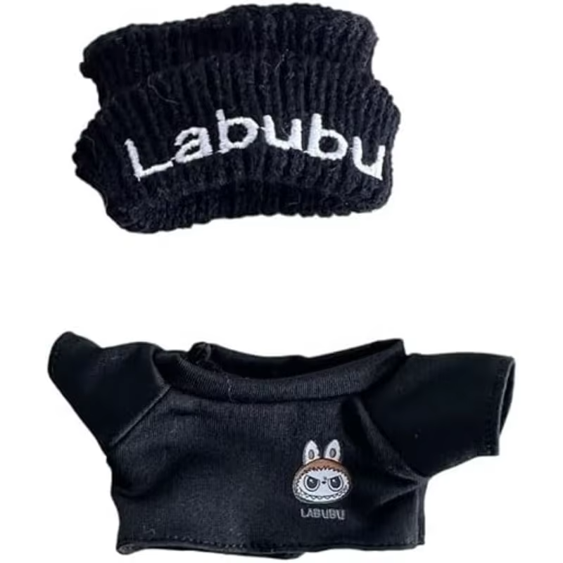 Clothes for Labubu, Accessories for Dolls, Suspenders, Pants, Two Sets without Dolls - Image 2