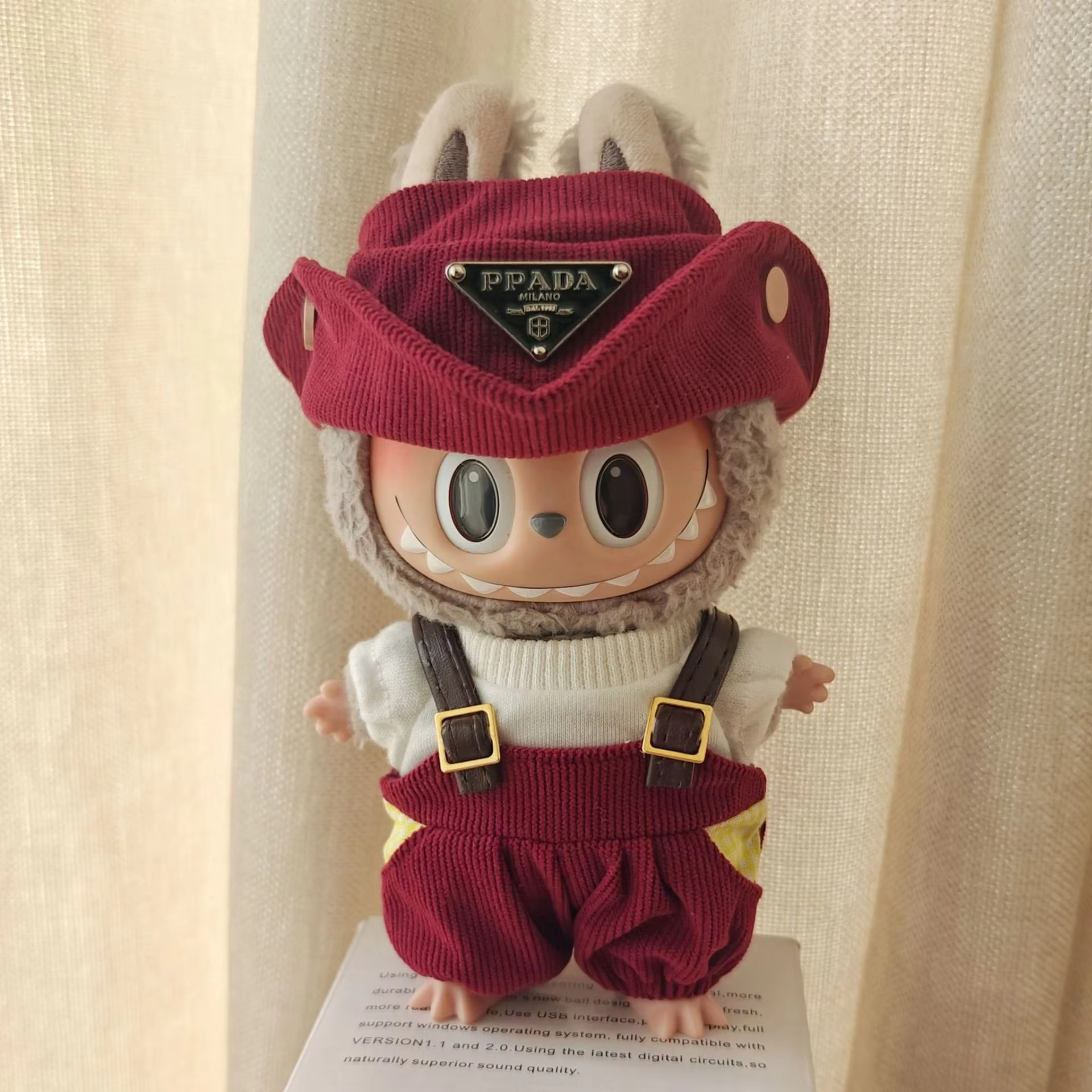 Labubu Mini Doll Clothings Sets: Cute Caps, Shoes, and Vinyl Dolls Accessories