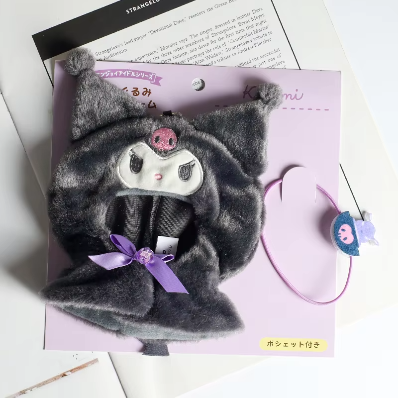 Labubu-Approved Cape Skirt Suit Set With Matching Hat and Extras for Hello Kitty Fans - Image 5