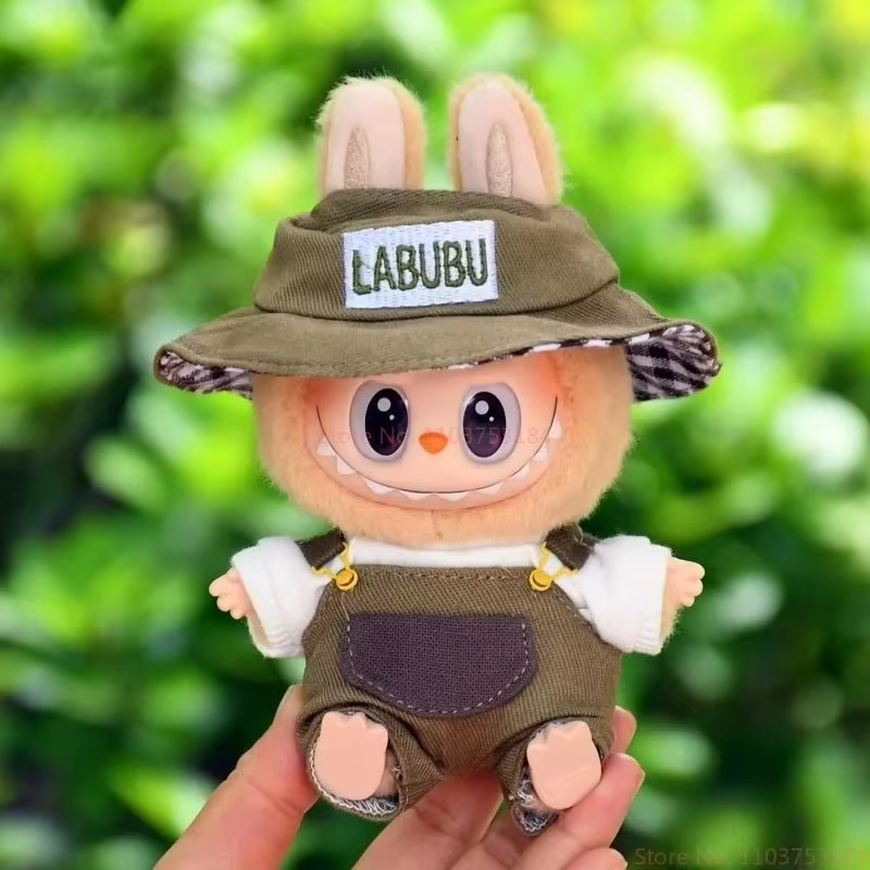 No Doll for 17 cm Fashion Clothes Hoodies Doll Clothes Color Match Hoodies Accessory Labubu v2 Adorable Plush Doll Outfit - Image 6
