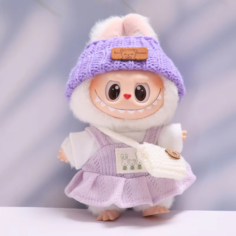 Just clothes First and Second Generation Labubu Clothes Spring Summer Dresses Fashionable Dresses for Labubu Babies Adorable 17cm Pendant