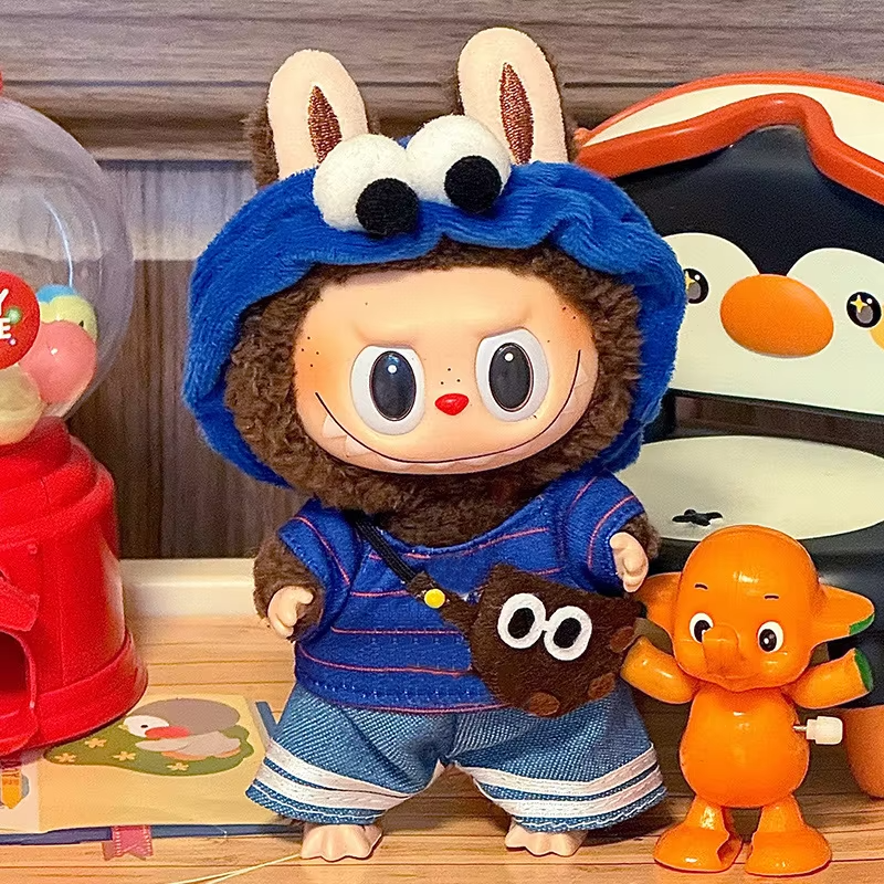 Designer Opulent 17cm Riviera Blue Labubu Wardrobe Final Touches from Labubu - Image 5