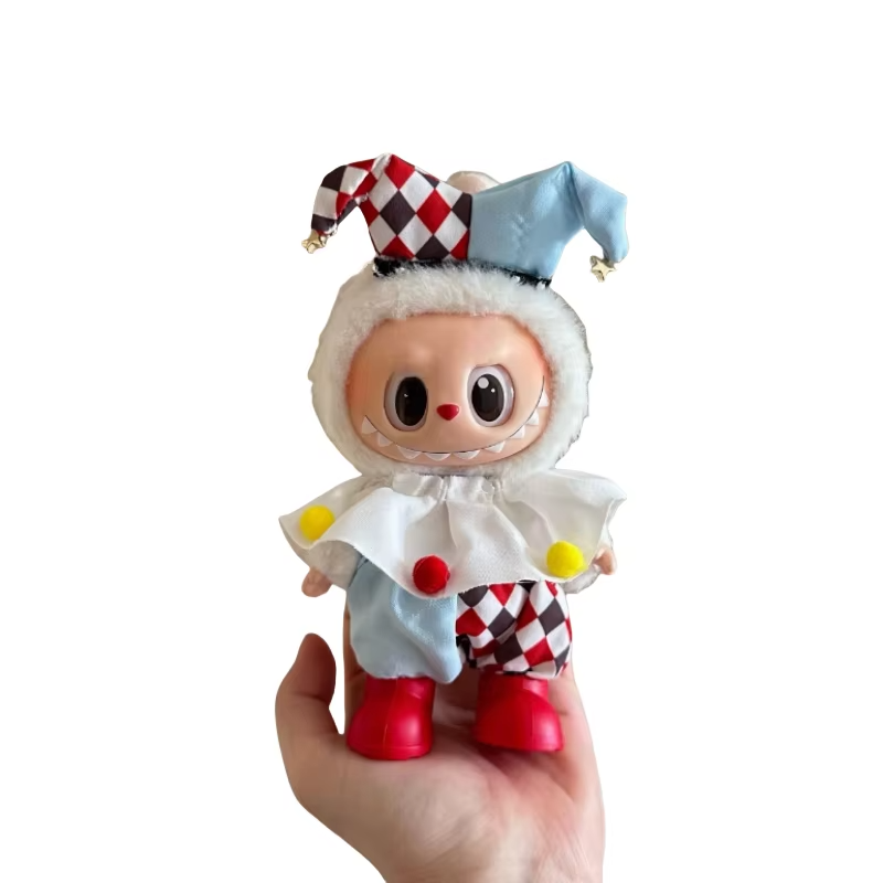 Take a trip to pastel carnival land with the Macaron-Colored Circus Clown Outfit, made from the fluffiest dream of cotton and sprinkled with whimsy - Image 6
