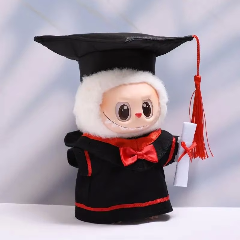 V1, V2, V3 LABUBU DOLL'S gowns of graduation robes and doll clothing sets