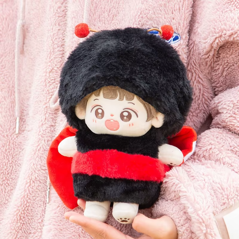 20cm Idol Cotton Doll Outfit Accessories: One-Piece Suits Collection for Dinosaurs, Foxes, Koalas, Cats, Raccoons, and Pandas - Image 6