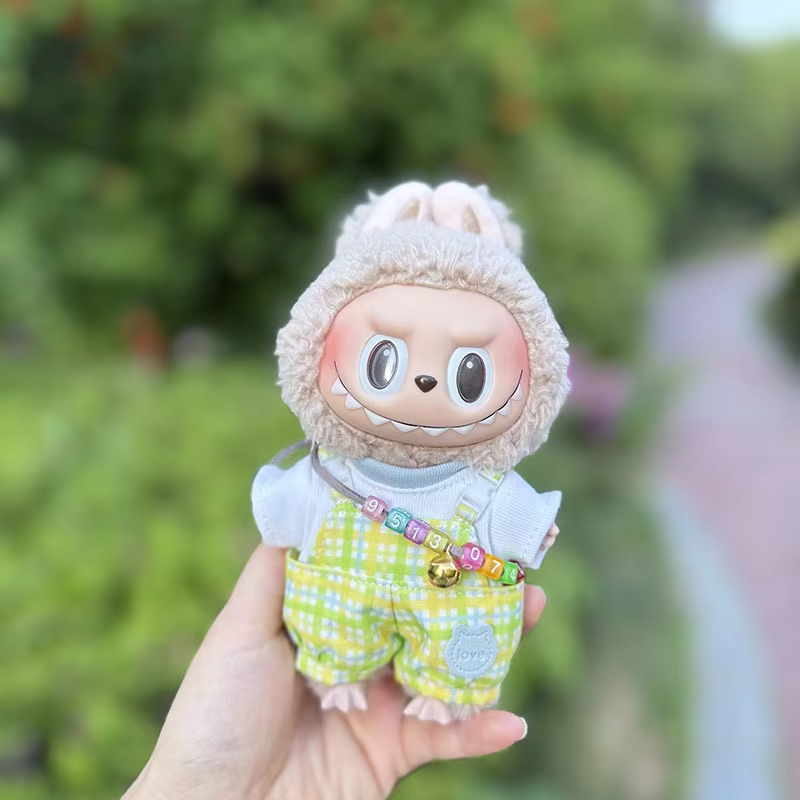 Bubble Gum Style Baby Wardrobe for Labubu Dolls and Color-Mixes Gift for Kids - Image 2