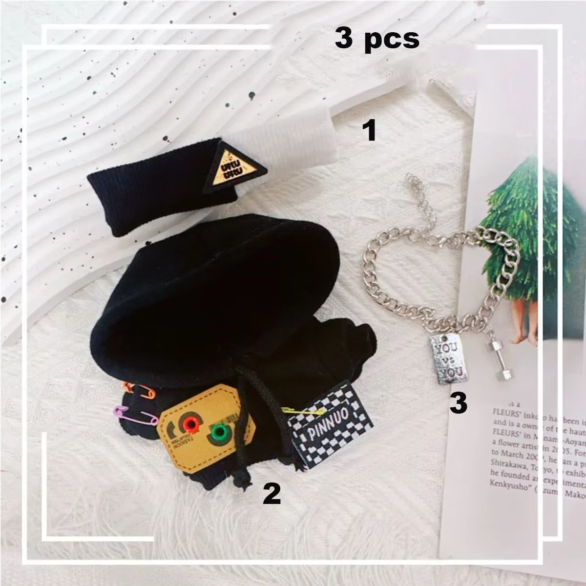 Contemporary Style 17cm Macaron Baby Doll Clothing Set for Collectible Figures: Labubu Baby Clothes Series Doll Outfit - Image 3