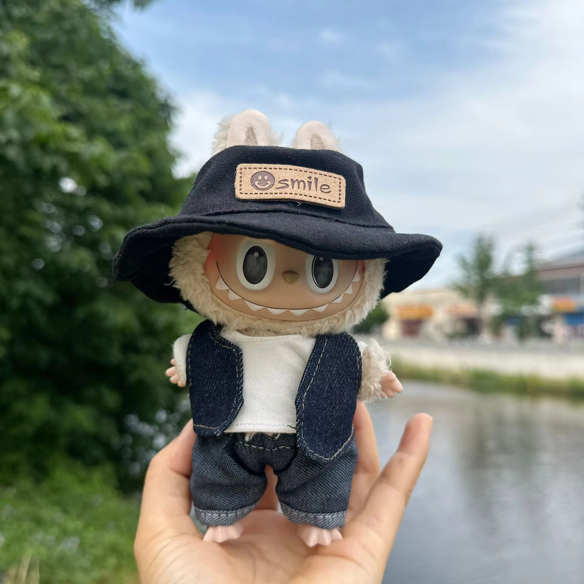 Outfits for 17cm Labubu Doll - Designer Luxury Set Accessories Labubu Clothing Fashion Cool Clothes - Image 2