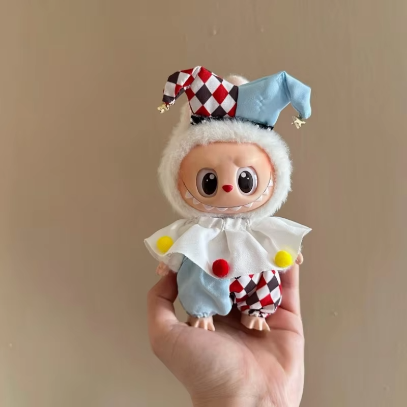 Take a trip to pastel carnival land with the Macaron-Colored Circus Clown Outfit, made from the fluffiest dream of cotton and sprinkled with whimsy - Image 4