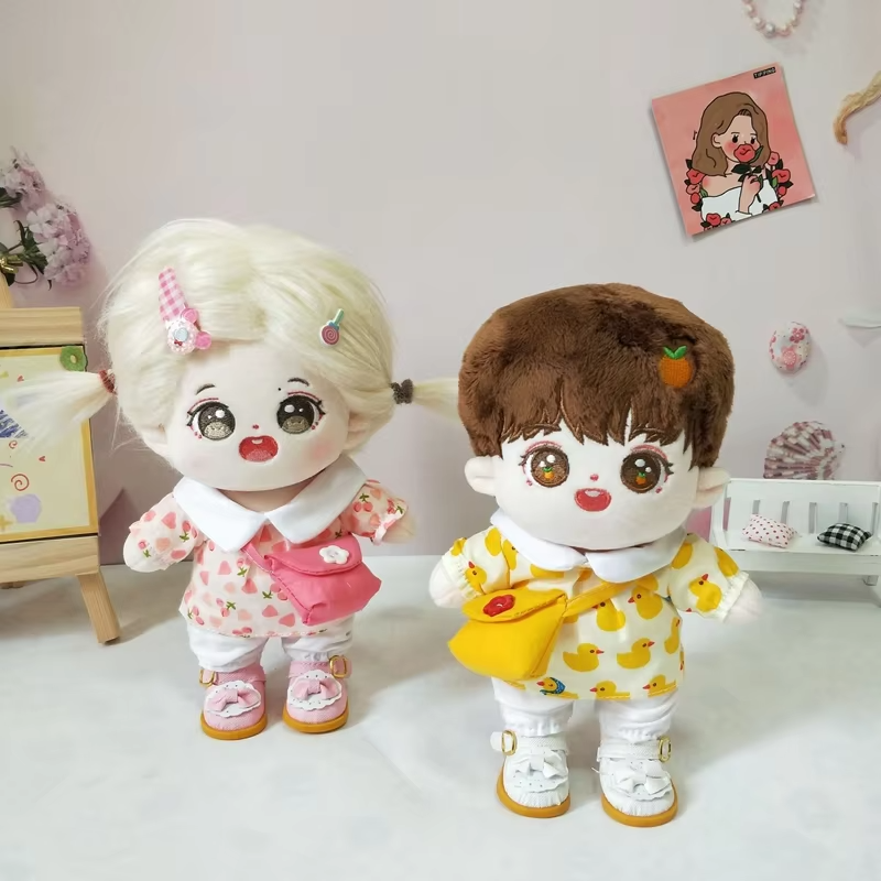 “Doll Outfits Accessories, Korea Kpop EXO Super Star Dolls Toys Gift: Maid Skirt, Wedding Dress, and Hoodie.” - Image 6