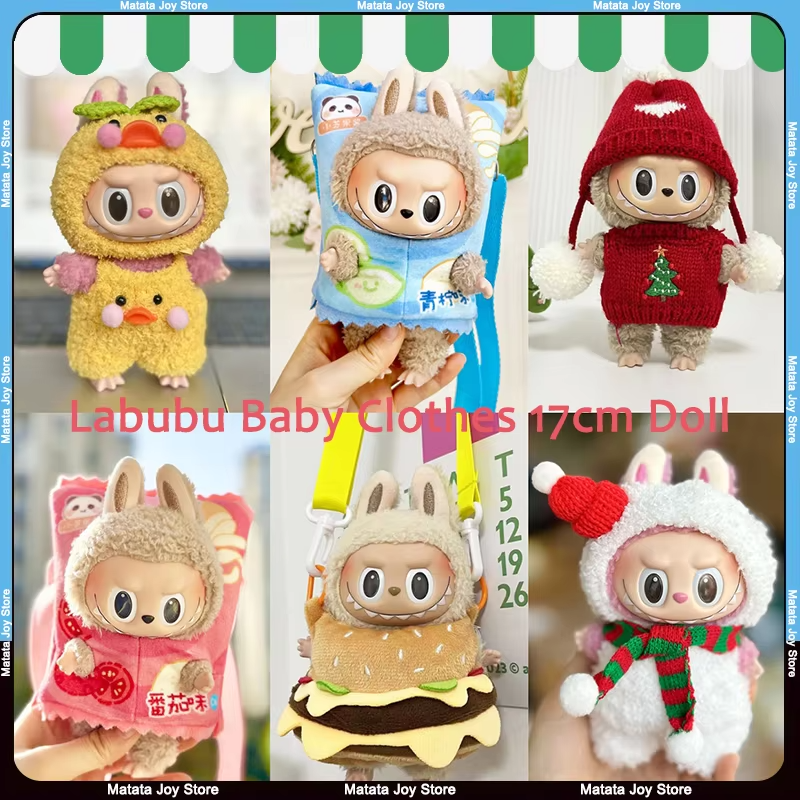 Only Clothes Labubu Infant Clothes 17cm Doll Labubu Spring/Autumn Collection. Adorable Cozy Fabric Colorful Cool Fashion Style - Image 6