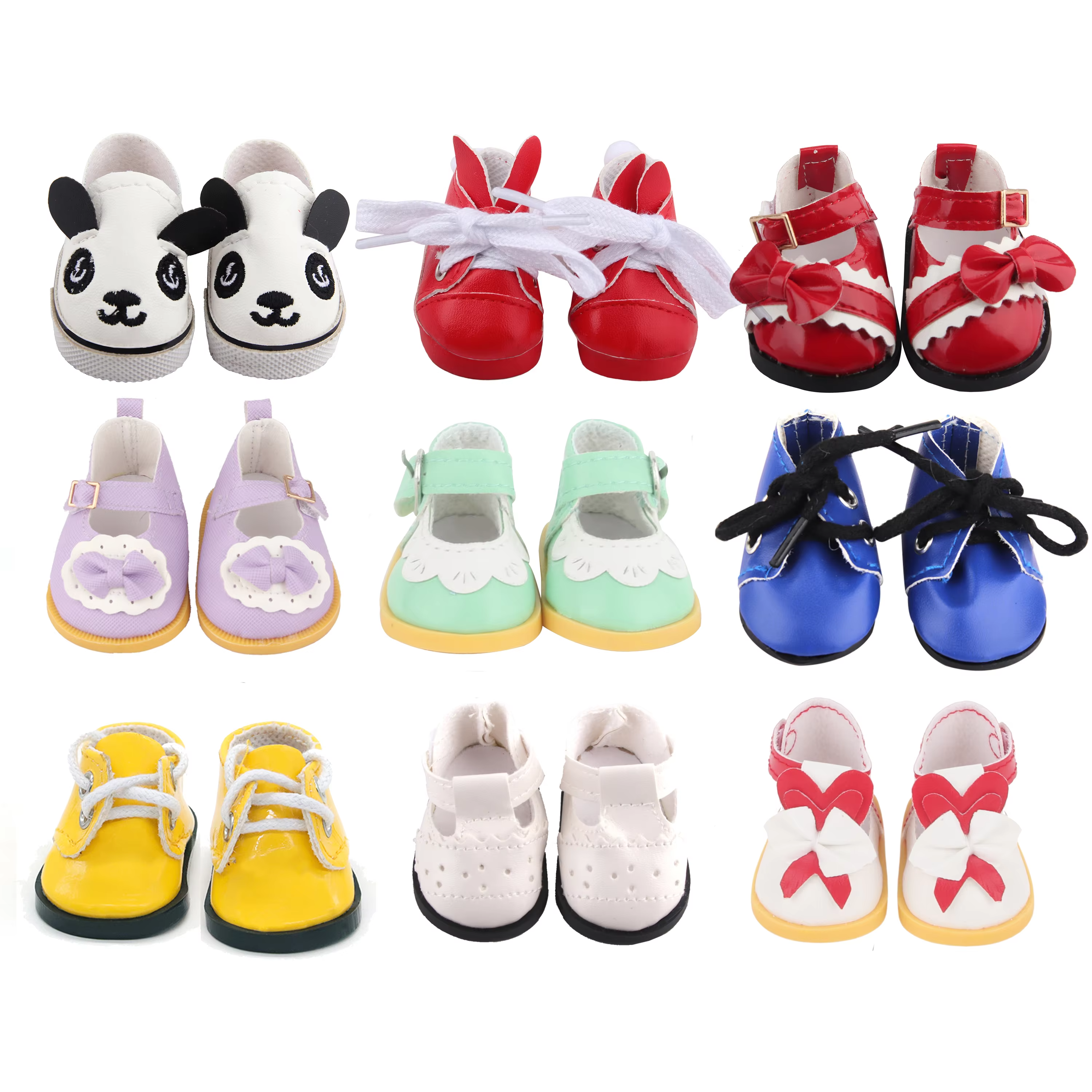 5cm Mini Doll Shoes in Pu Leather Exo Boots for 30 cm Dolls Nenuco and Russian Dolls - Image 7