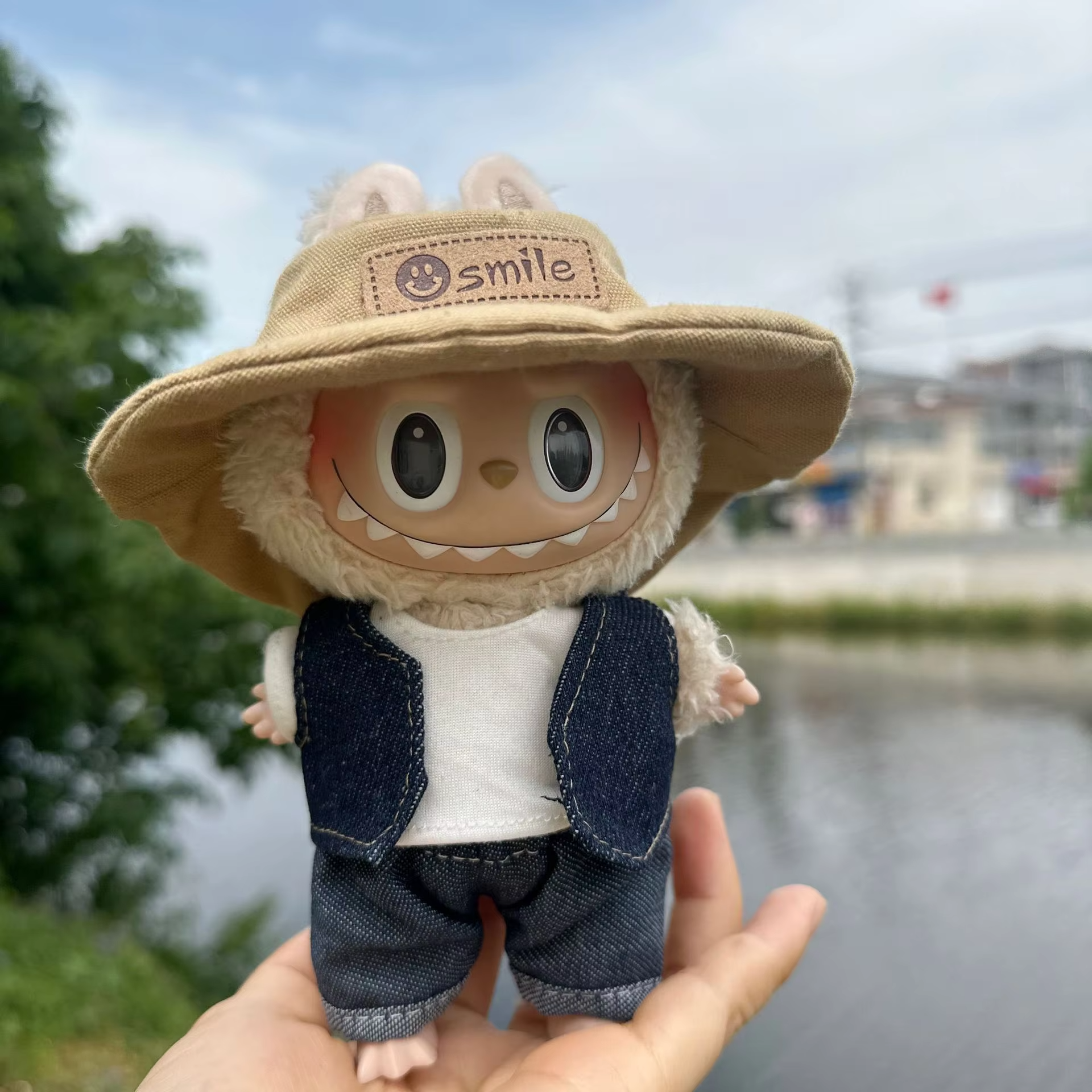 Outfits for 17cm Labubu Doll - Designer Luxury Set Accessories Labubu Clothing Fashion Cool Clothes - Image 5