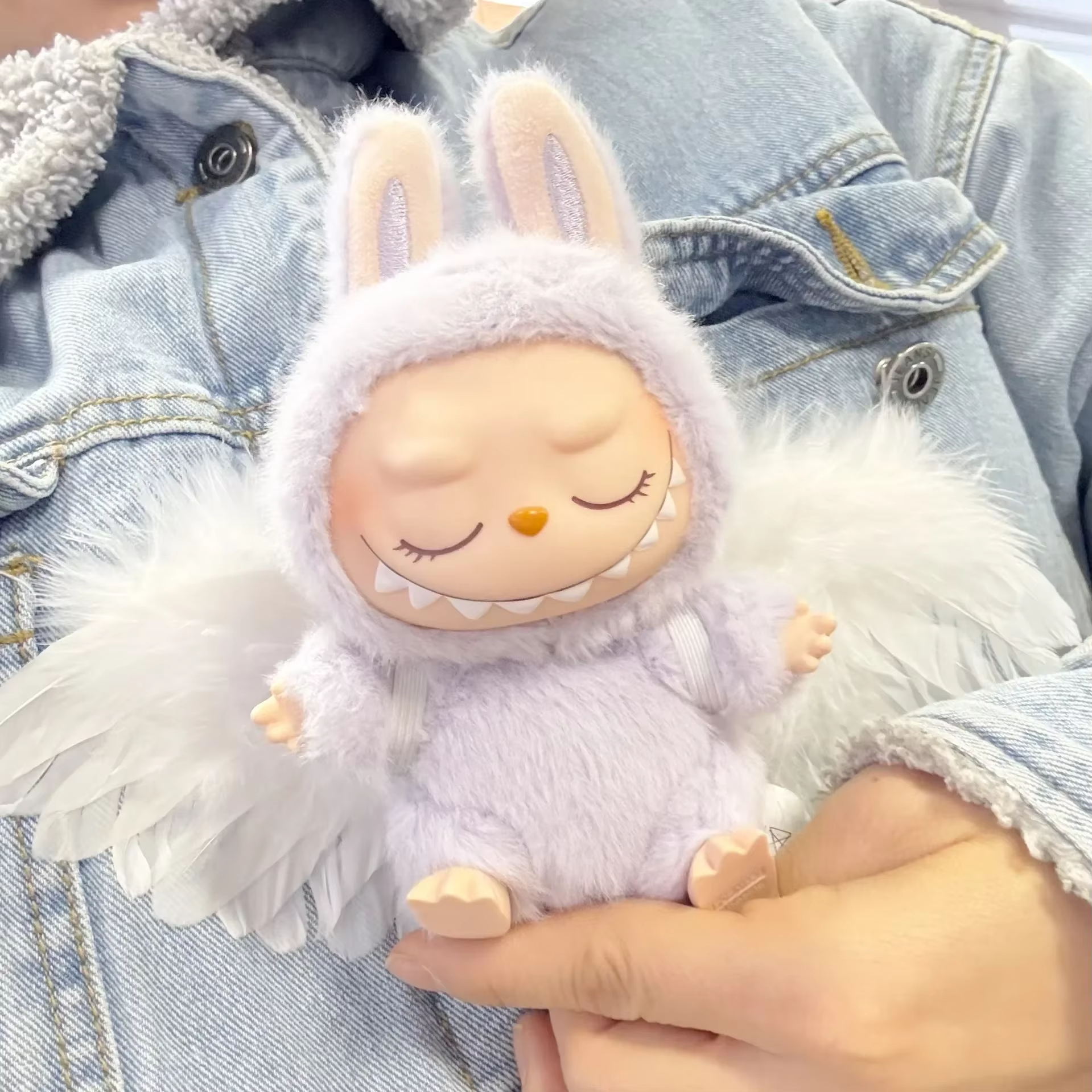Toy Wing Accessories: Little Angel Wings for Labubu, UpsetDuck, Liila, EXO Plus Dolls, and 1/3, 1/4, 1/6 BJD Dolls.