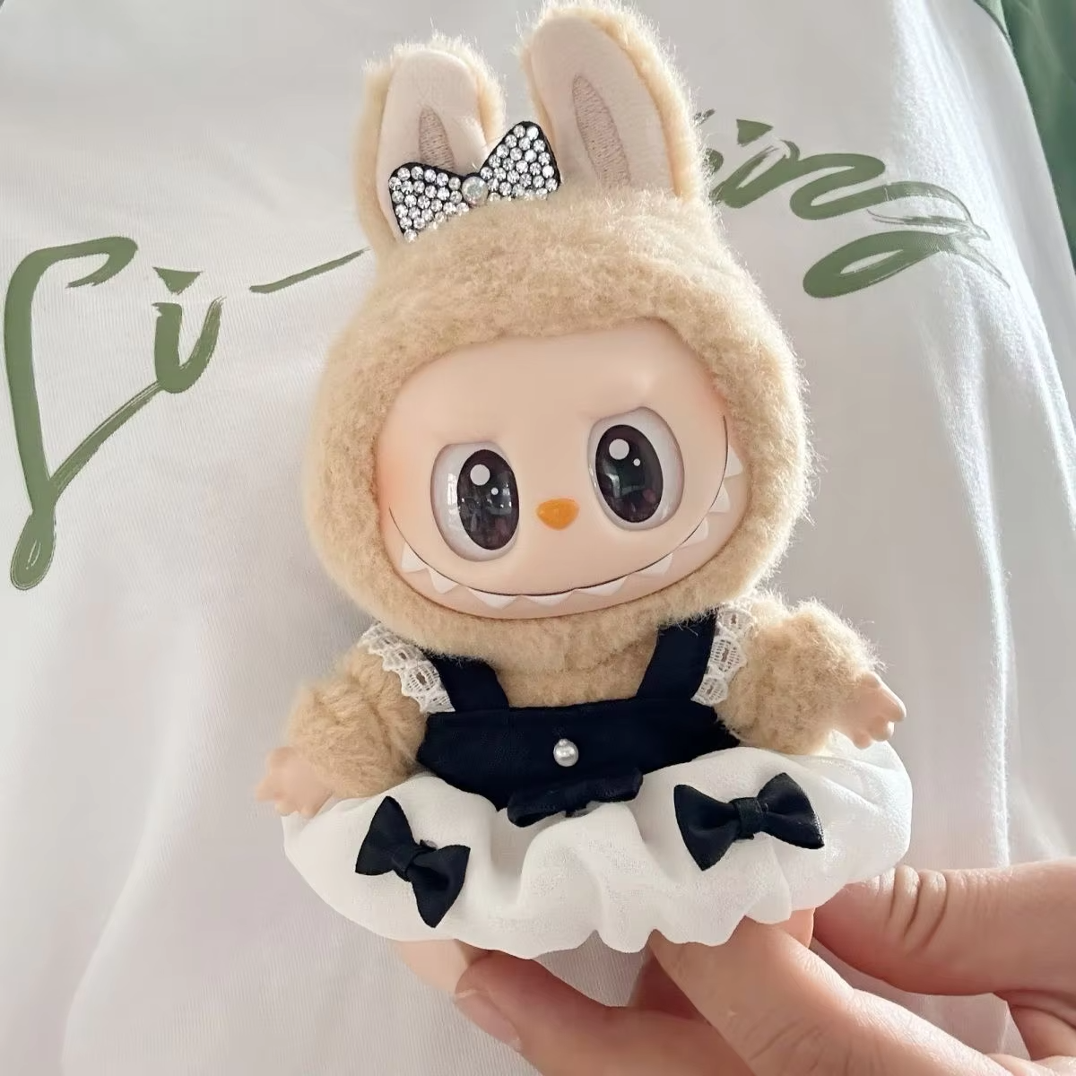 K-Pop Exo Idol Style Clothes for 17cm Labubu II Plush Dolls