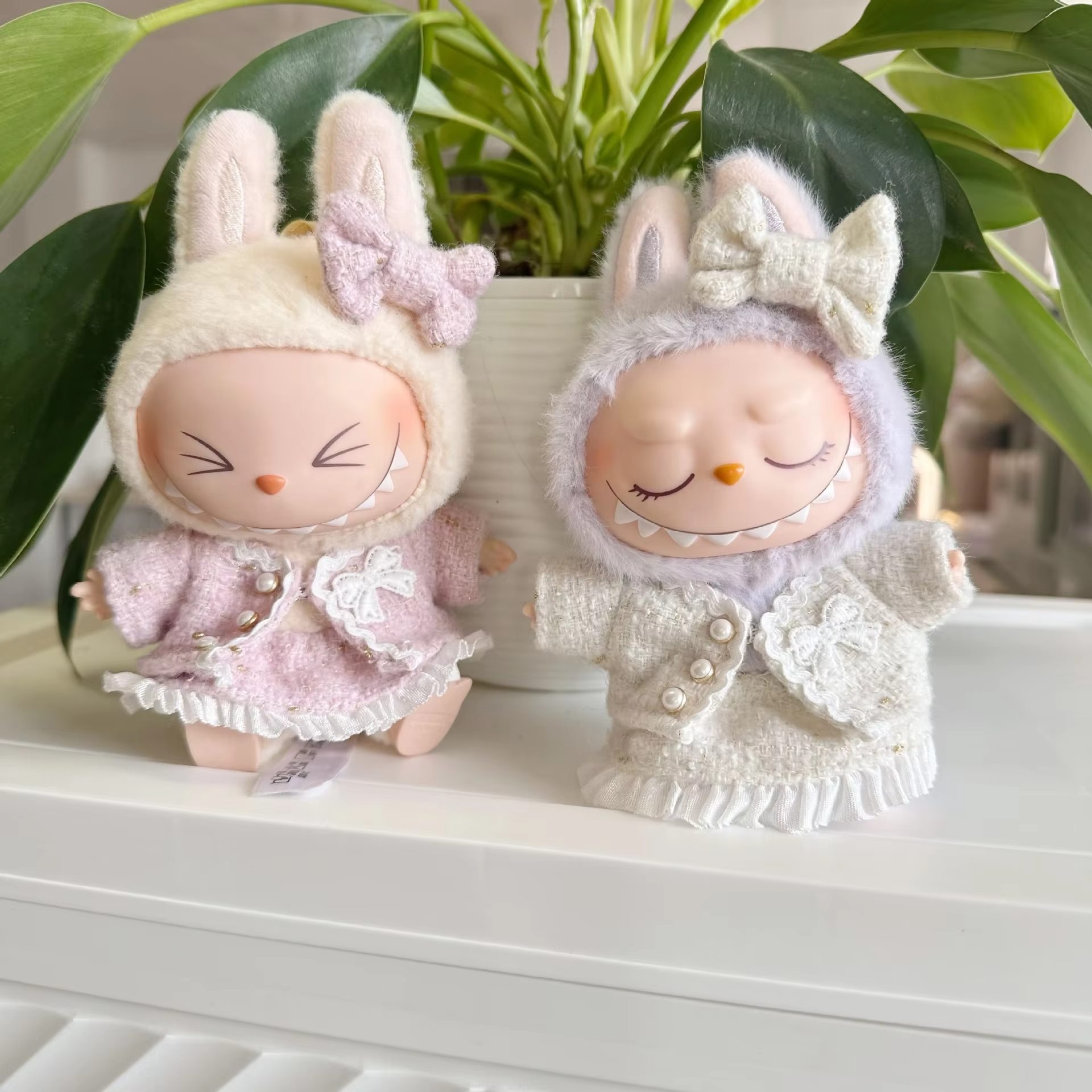 Also available customized luxurious ensemble ‘Adorable Labubu Clothing 17cm Mini Plush Labubu Doll Fashion Cartoon Girl Style Designer Skirt Dress Set’. - Image 3