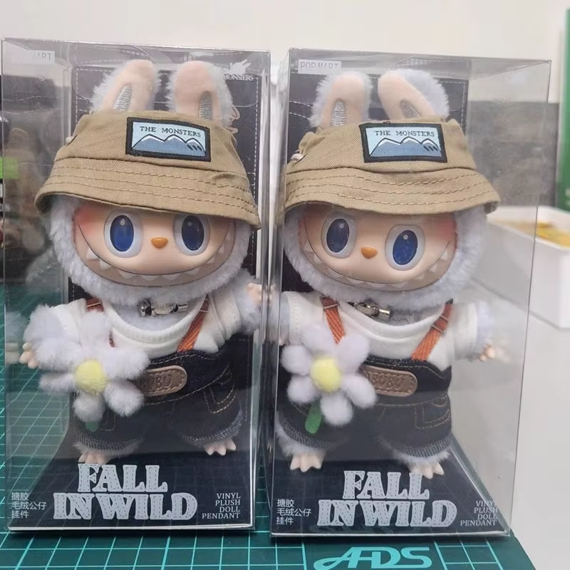Available birthday presents include the Monsters Labubu Series Fall in Wild Doll Kid Toys Tide Play Pendant, which is the Labubu Keychain Replica in 1:1 form - Image 2