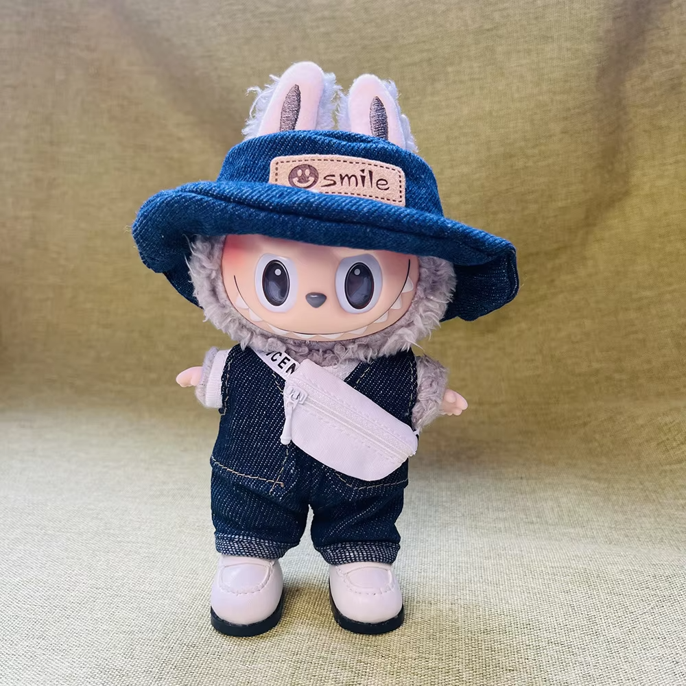 Outfits for 17cm Labubu Doll - Designer Luxury Set Accessories Labubu Clothing Fashion Cool Clothes