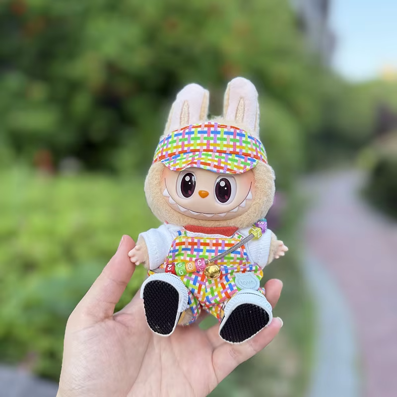 Bubble Gum Style Baby Wardrobe for Labubu Dolls and Color-Mixes Gift for Kids - Image 4