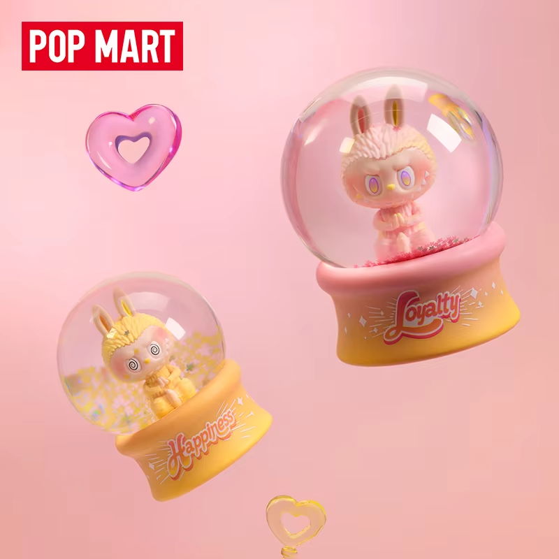 POPMART Labubu Big Into Energy Macaron 3.0 Crystal Ball Series Blind Box Desktop Ornaments The Monsters Collection Gift