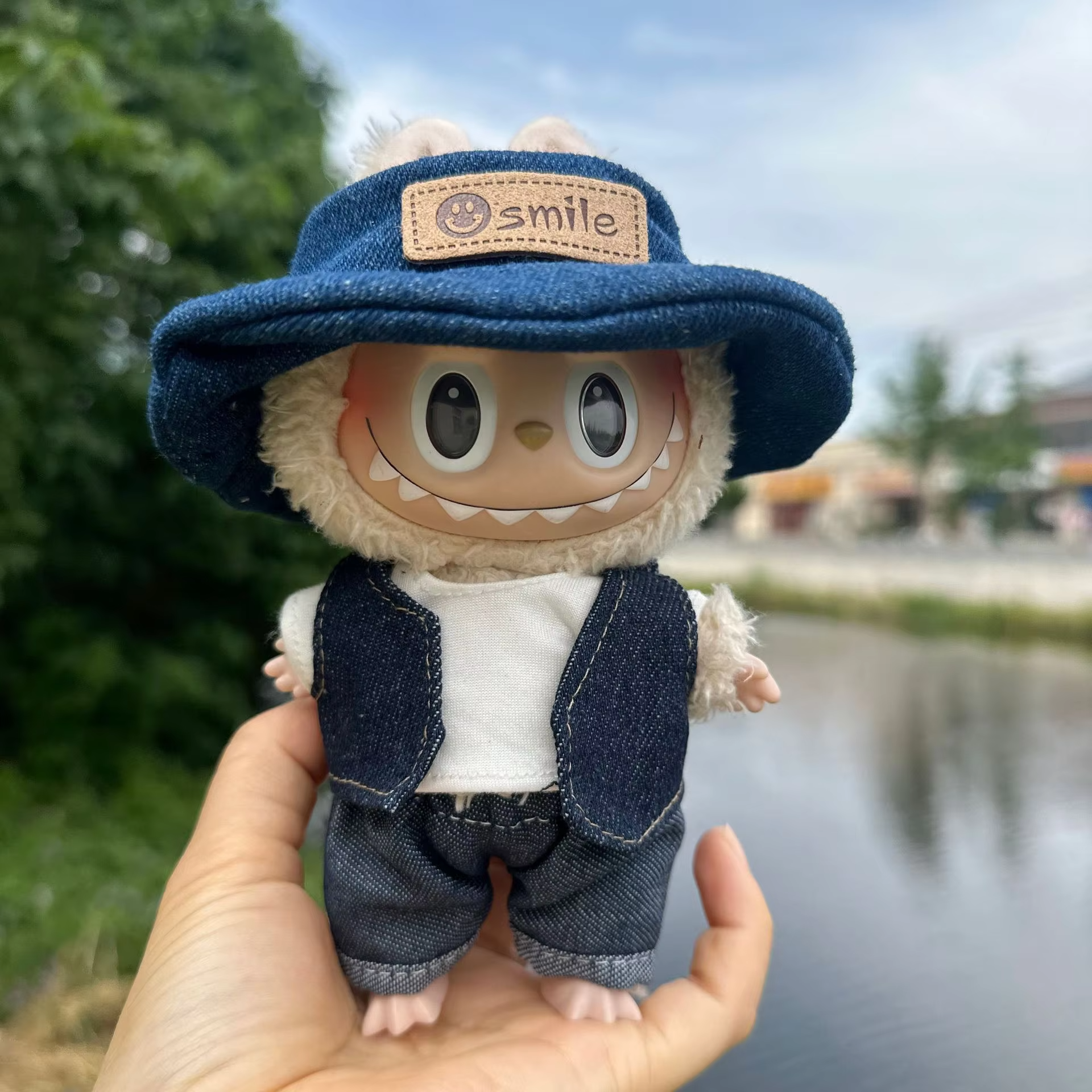 Outfits for 17cm Labubu Doll - Designer Luxury Set Accessories Labubu Clothing Fashion Cool Clothes - Image 3