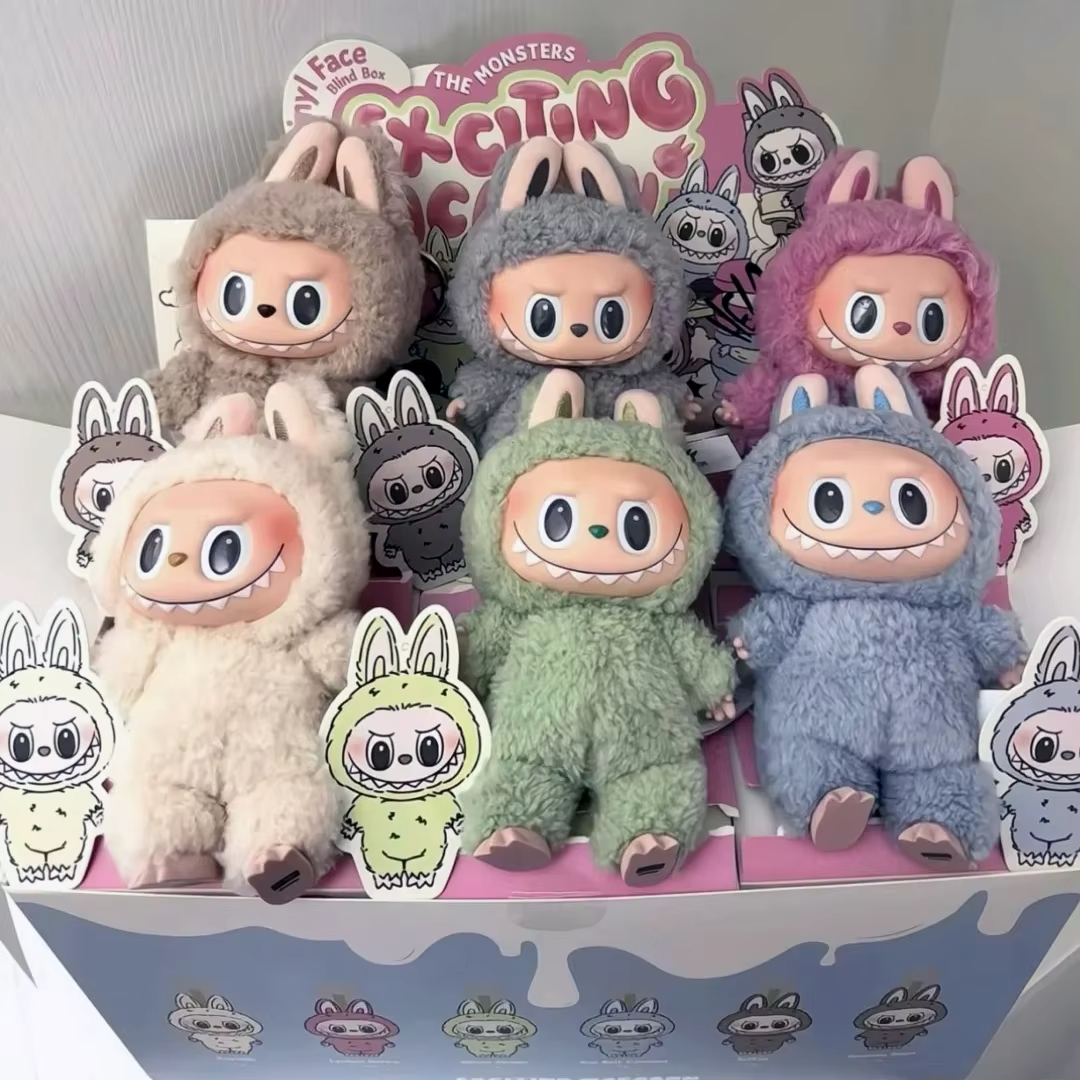 Here is a Mystery Box collection for girls featuring a toy model from Trendy Play called the Heartbeat Macaron Face Series by Alice Tienda’s Labubu collection - Image 2