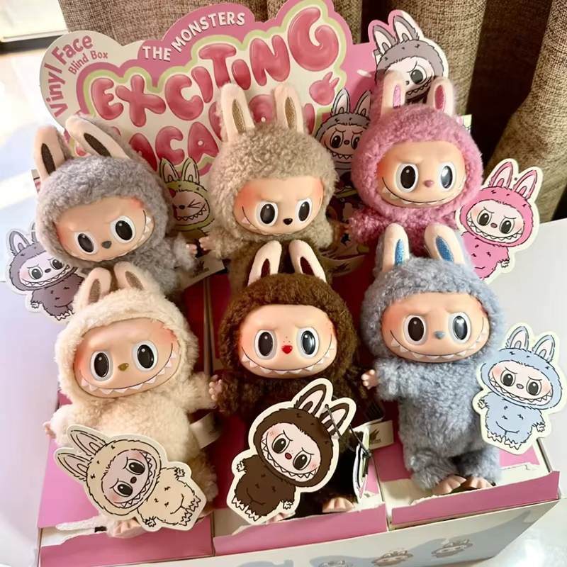 Blind Box with the Heartbeat Macaron Face Series from the Real Labubu Collection