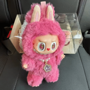 The Labubu Zimomo Pink Strawberry Series Vinyl Plush Blind Box