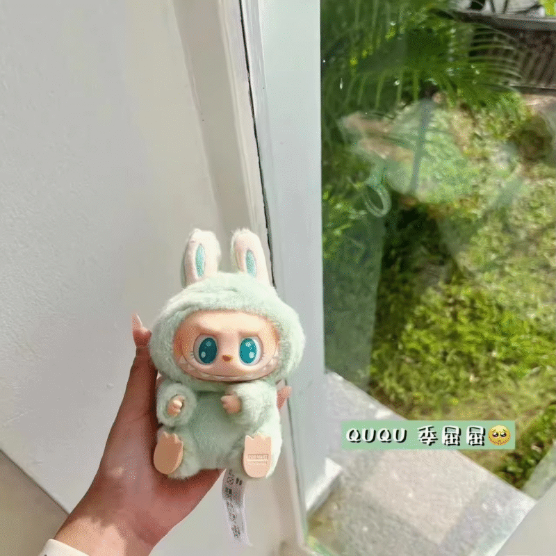New Labubu Seat Series PVC Keychain Pendant Doll with Bag. Kawaii Birthday gift. Monster replica keychain - Image 7