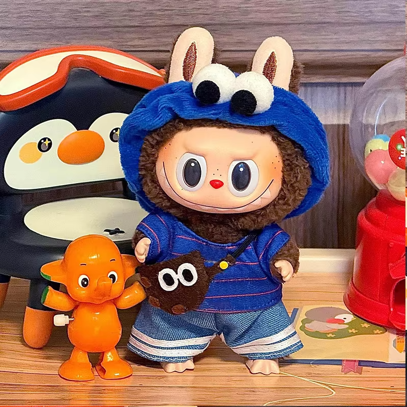 Designer Opulent 17cm Riviera Blue Labubu Wardrobe Final Touches from Labubu - Image 4