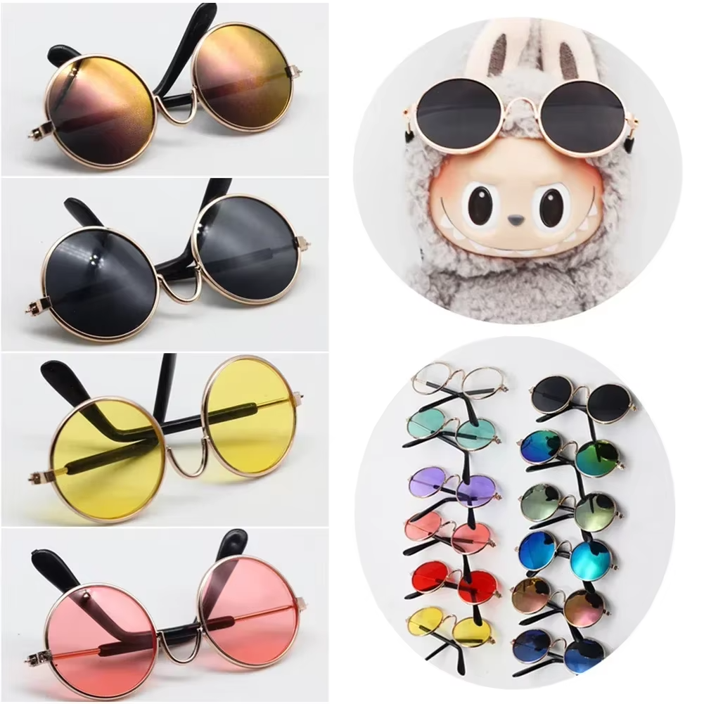Fashion Gradient Sunglasses for Labubu Idol BJD Cool Shades 17cm Mini Doll Clothes Accessory let playfulness shine from every pixel