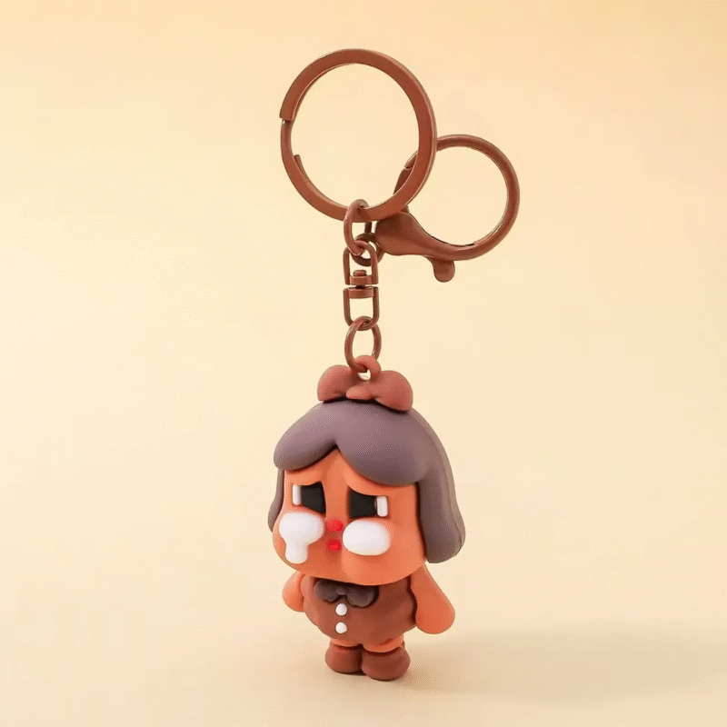 Gifts: New Kawaii Labubu Keychain Charm Cartoon Cute PVC Doll Car Keychain and Backpack Charm - Image 6