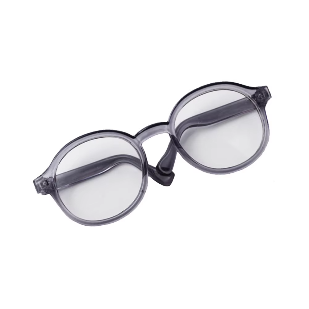 The 6.5cm Labubu MSD SD Plush Transparent Plastic Glasses—Sunglasses for 1/8, 1/6, 1/3, 1/4 BJD, and EXO Dolls—will enhance your doll’s look - Image 6