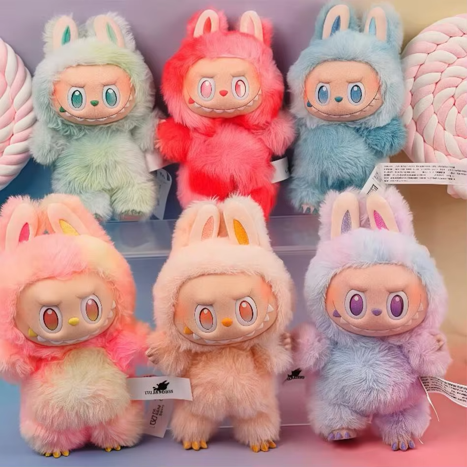 Kawaii Figure Face Doll Keychain Decor Gift, 7 Pieces, New Labubu V3 the Monsters Big Into Energy Series Vinyl Pendant Blind Box - Image 6