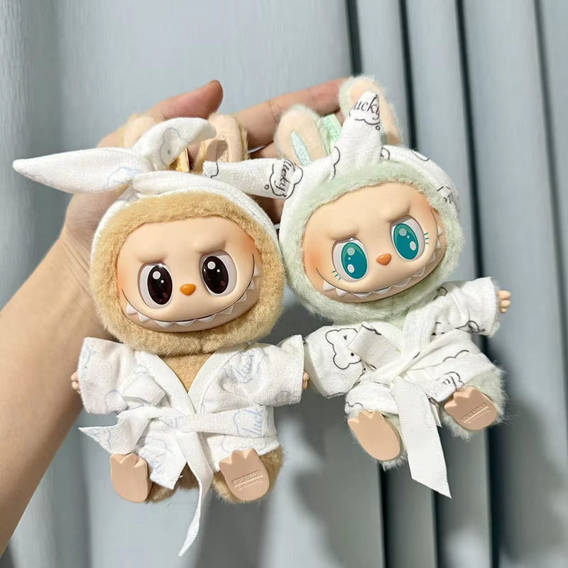 Snug yet sassy, the DIY Kids’ Present Bear Pajama Headband lets Labubu drift into dreamland glam. Created for 17cm plush dolls - Image 4