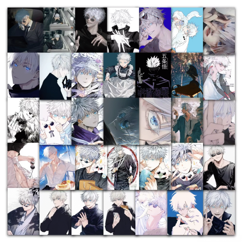 Anime Jujutsu Kaisen Stickers, Decals 10/30/60 Pieces, By Satoru Gojo: Children's Cartoon Sticker Toys For Skateboard, Laptop, Phone, Car, Motorcycle - Image 6