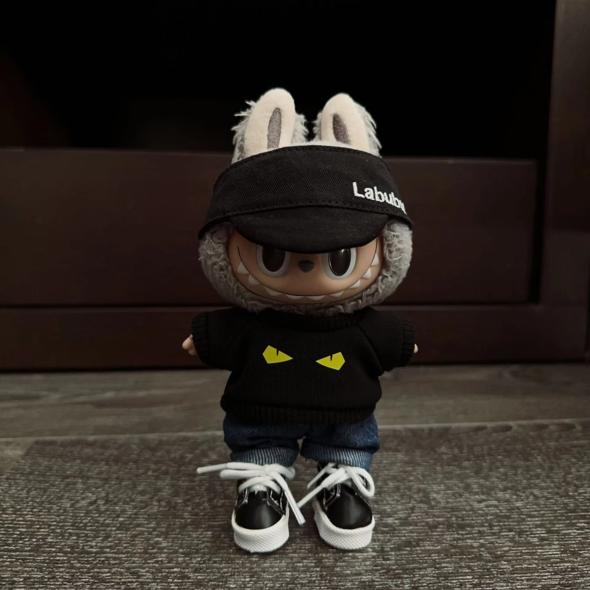 The Cool Boy Jeans and T-Shirt Set for Sitting Parties Featuring Labubu Dolls and Boy Jeans and T-shirts Fashionable EF10B - Image 4