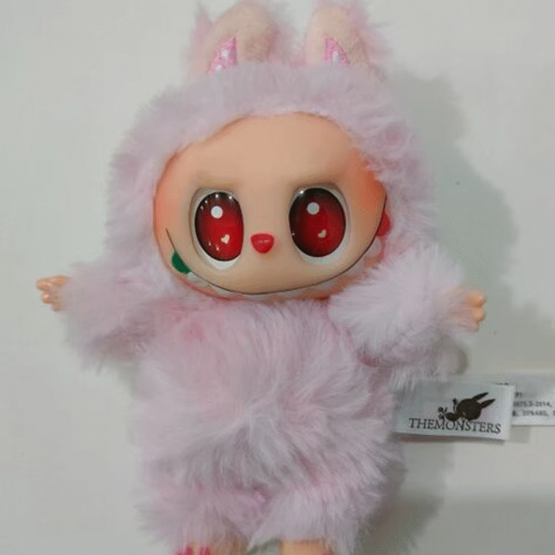 Blind Teddy Box Vinyl Base Toy with Animated Characters, Mysterious Surprise Box, Keychain, Labubu The Monsters V3 Series - Image 5